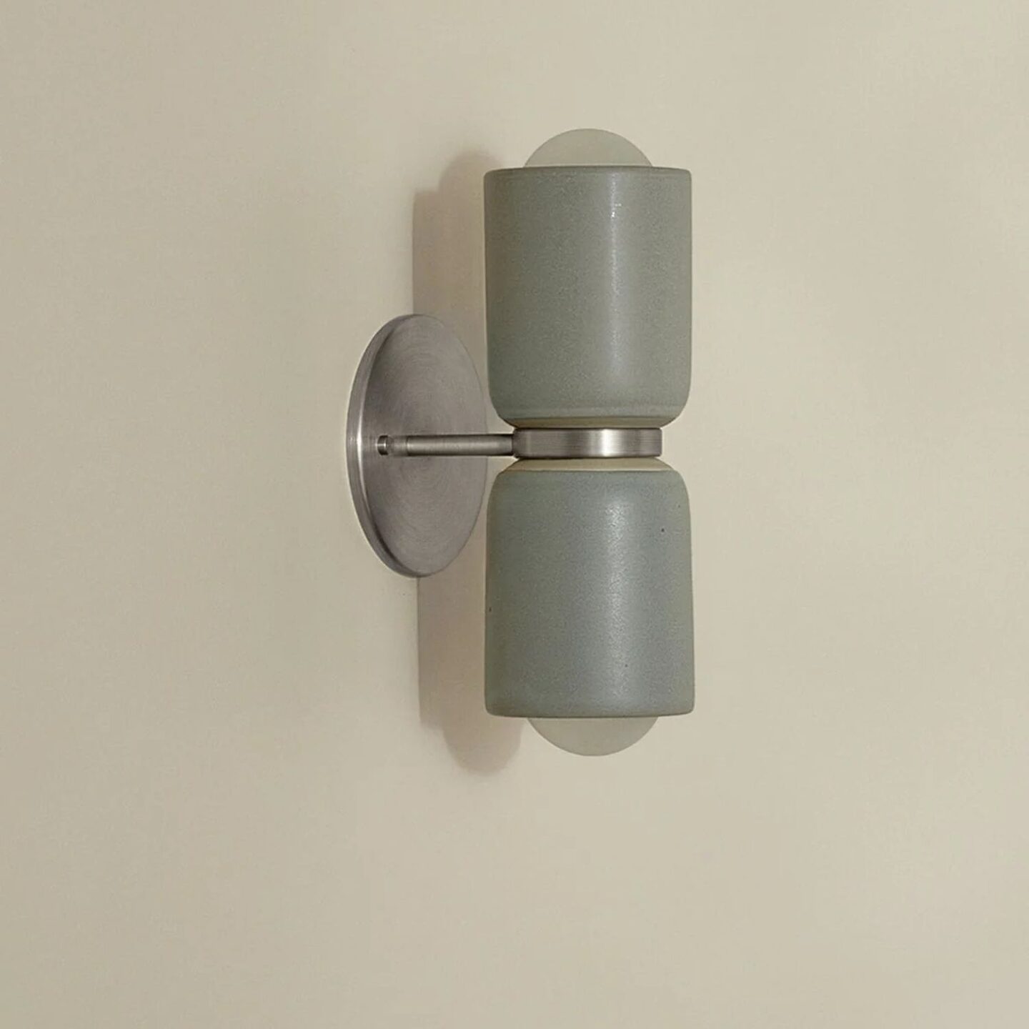  Terra 2 Wall Fog & Brushed Nickel